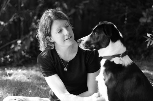 Beth Bryant, Purina's pet care advisor, and her dog Shayla.