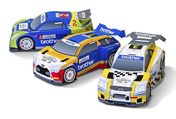 Brother paper cars