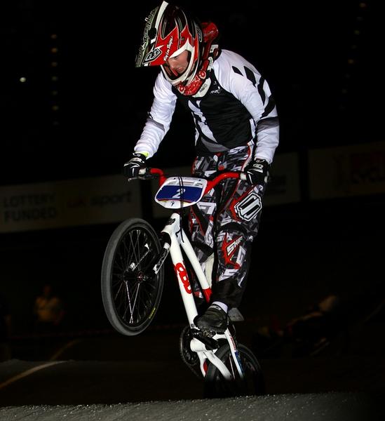  Tahlia Hansen (Rangiora) in action on the way to a silver medal in the 15 years class at the BMX World Championships in Birmingham yesterday.