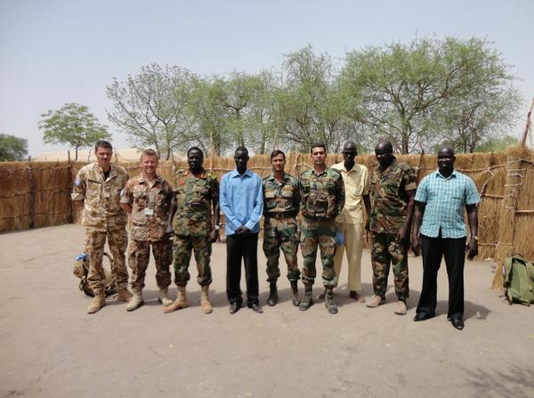 Major Matt Kerr is deployed to the UN Mission in South Sudan (UNMISS) as a Military Liaison Officer based in the state of Jonglei, South Sudan.