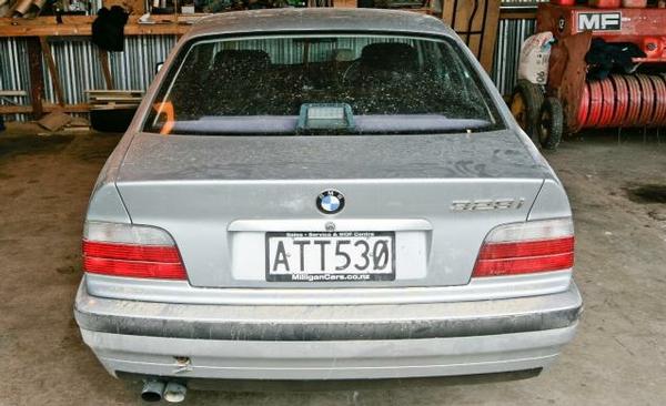 The silver BMW owned by Frandi