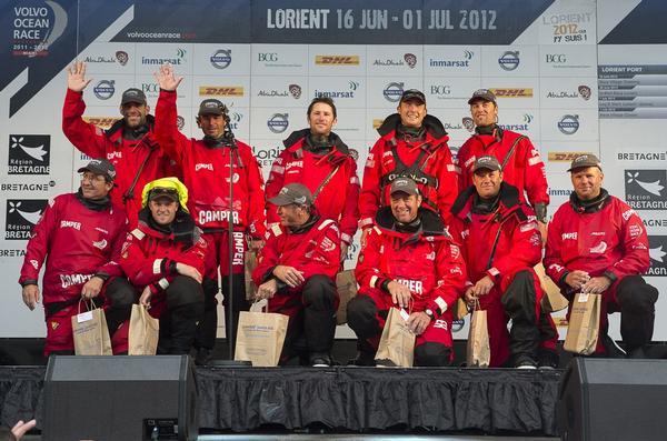 The CAMPER crew back on the podium.