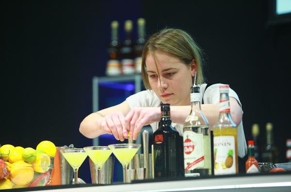 R&B Bar Masters Sponsored by Monin 2011 winner Hannah Waters.