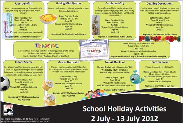 School Holiday Activities