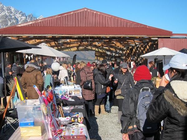 Remarkable mid-winter market buzzing last Saturday