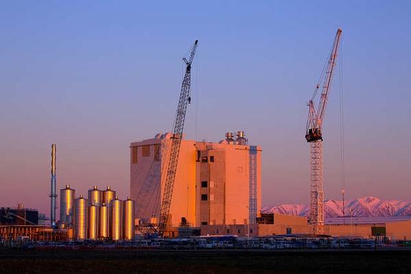 First light at Fonterra's newest site at Darfield in Canterbury.