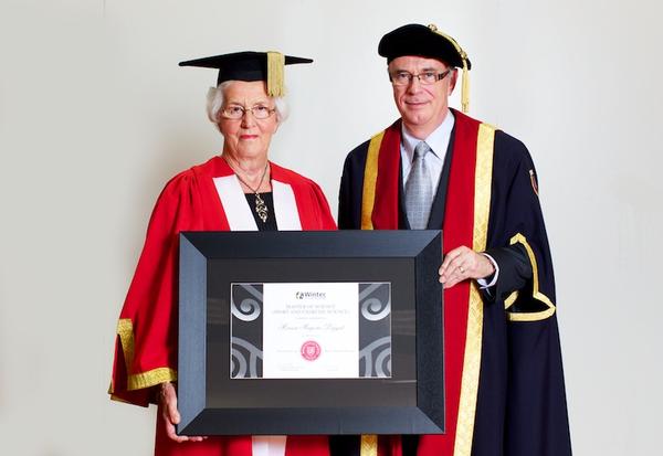 Monica Leggat is being awarded an honorary Masters of Science (Sport and Exercise Science) for her contribution to netball.