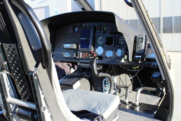 Cockpit of the new Kershaw Aviation Group Eurocopter AS 350 B3e.