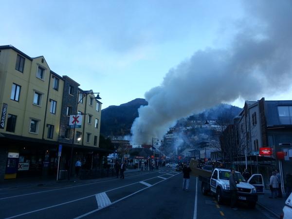 Fire in Queenstown