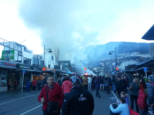 Fire in Queenstown