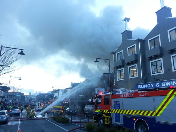 Fire in Queenstown