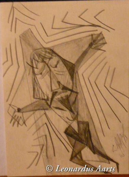 'Jesus Christ pose V' by Leon Aarts (Inspired by Chris Cornell RIP)