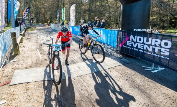 Tauranga's Ben McLeod wins a desperate sprint finish after breaking his chain