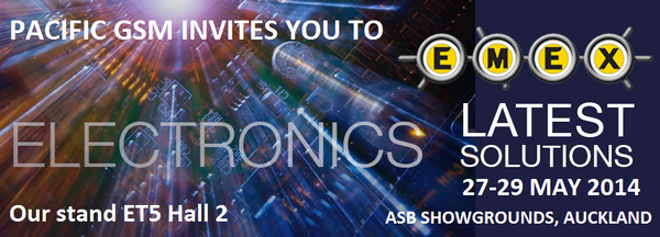 Pacific GSM invites you to EMEX 2014 ASB SHOWGROUNDS