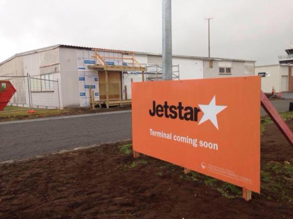 New Plymouth's Jetstar terminal