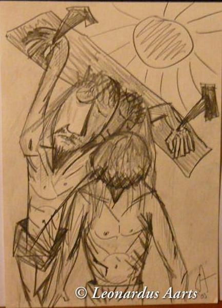 'Jesus Christ Pose III' by Leon Aarts