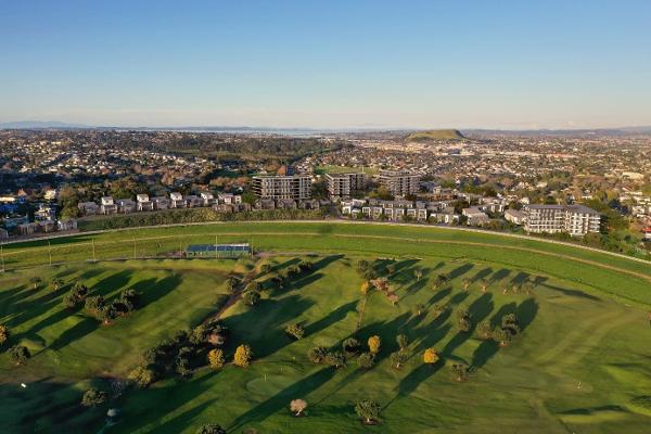 Proposed site for The Hill housing development at Ellerslie. 