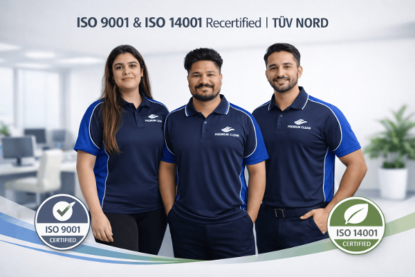 Premium Clean ISO 9001 and ISO 14001