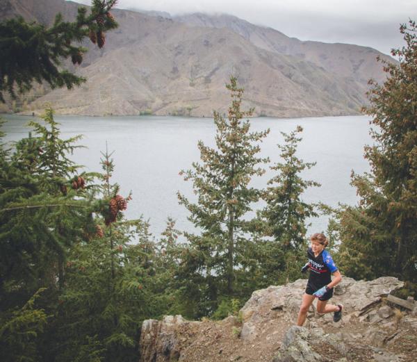 Oamaru ultra-runner Wendy Fallon gets in some training miles on the Alps2Ocean Ultra course