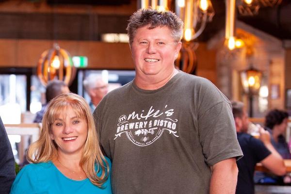 The proud owners of Mike's Bistro