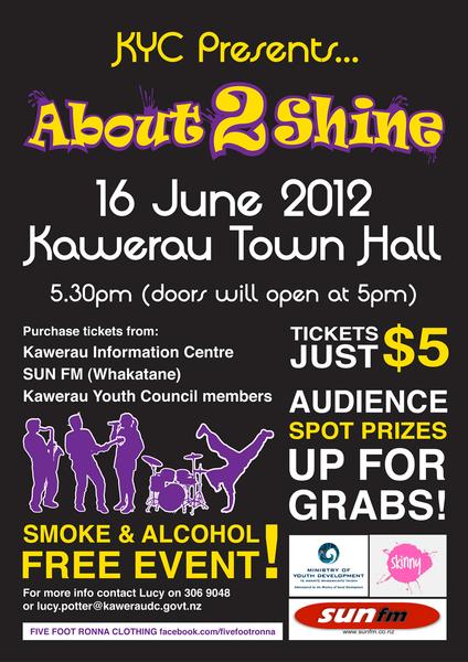 Kawerau Youth Council concert promises a goodnight for all. 
