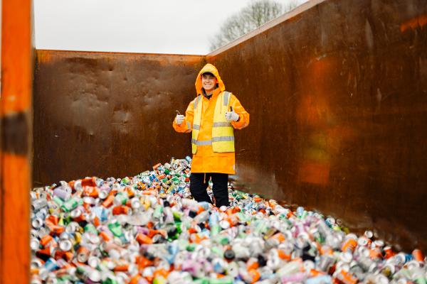 Cans recycling at Fieldays