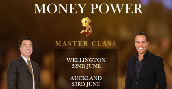 Unlock your true potential at the Money Power Master Class 2019 with International Speaker and Mind Power Coach, Robin Banks, and New Zealand Real Estate Mogul Don Ha.