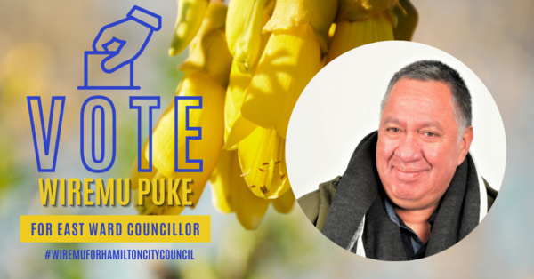 Wiremu Puke bringing communities together - Hamilton East Ward