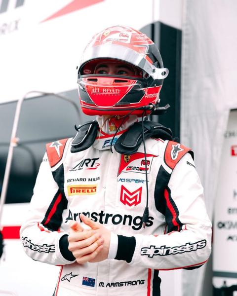 Marcus Armstrong ready for Silverstone