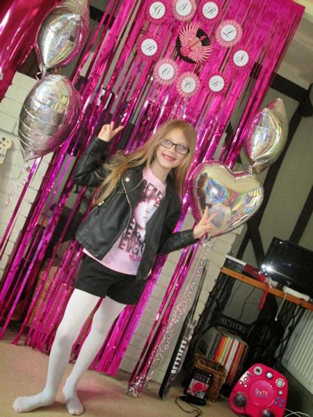 Pink Metallic Foil Curtains - Hanging Decorations 