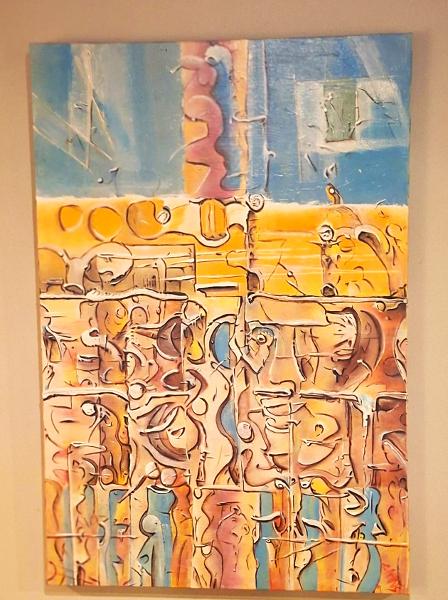 'Sinfonia' Acrylics on canvas by Leon Aarts 2009