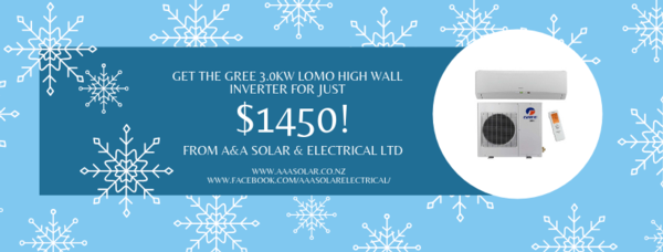 Don't miss out on Hamilton's leading solar and heat pump specialists, A&A Solar and Electrical's special pre winter deal.