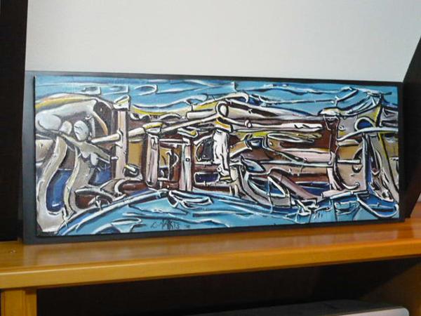 Invitation, acrylics on panel (private collection)