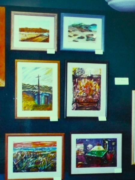 Paintings sold at Arts Centre by Leon Aarts. c.2008