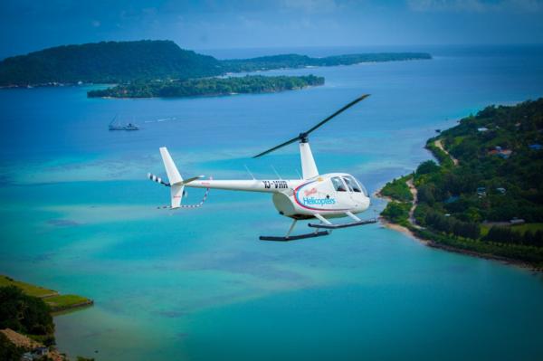Take to the skies to experience the beauty of Vanuatu with Vanuatu Helicopters.