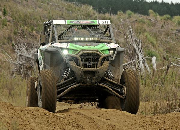 Matamata racer Dion Edgecombe won his first Woodhill 100 endurance race on Sunday.