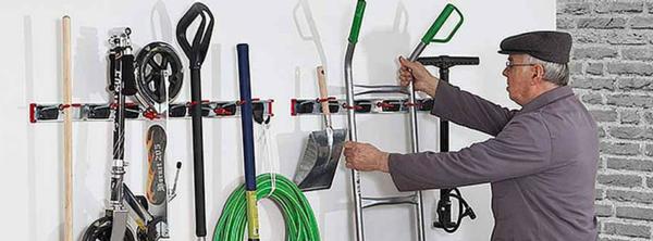 Get your garage organised with New Zealand's leading provider of space saving storage systems, tool hooks and tool holders, Bruns.