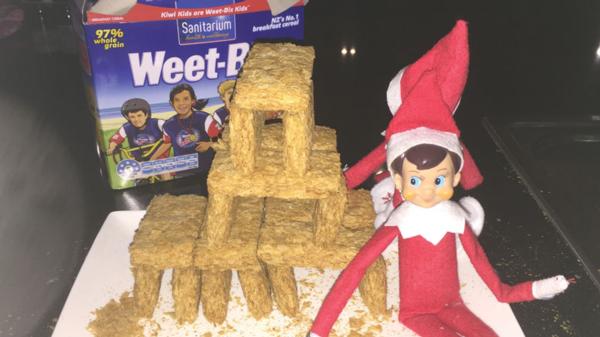 Elf on the Shelf - Weetbix Castle