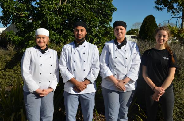 The Toque d'Or team from Toi Ohomai Institute of Technology in Tauranga