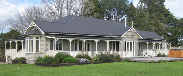 A perfectly painted corrugated roof that will last for decades