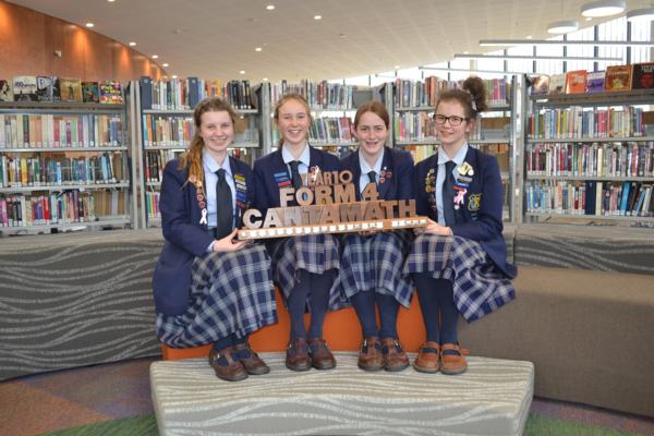 Left to right: Francesca Beaton, Marisol Hunter, Victoria Dodge, Isabella Gregory.