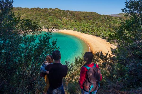 Walking Abel Tasman National Park Print Res, taken by Oliver Weber