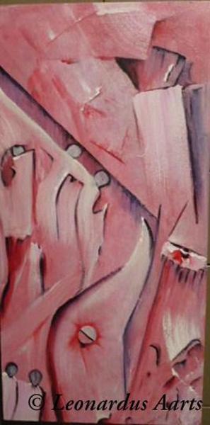 'In the Pink', by Leon Aarts, acrylics on canvas