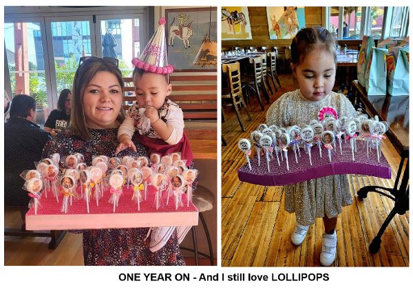 One year on and I still love Lollipops
