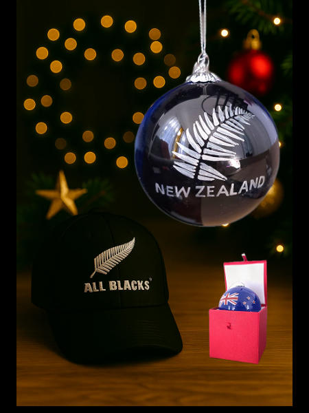Silver Fern Pride Art Bauble