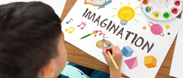 Imagination helps children learn and grow.