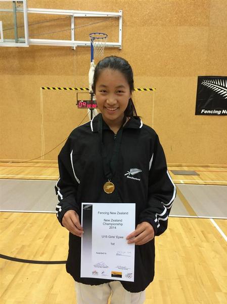 Champion Fencer Ashleigh Goh