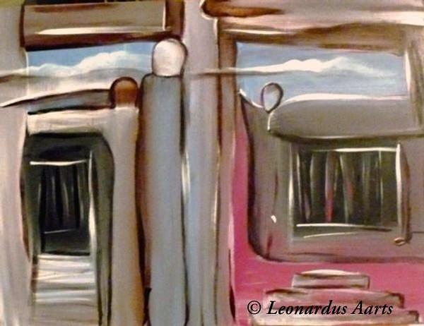 'Choose' acrylics on board, by Leon Aarts