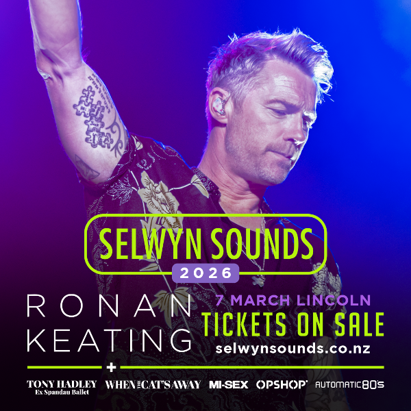 Selwyn Sounds Secures Ronan Keating For 2026