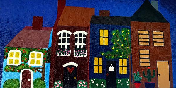 'Rows and rows of houses' by Brianna Aarts (2023) For Sale